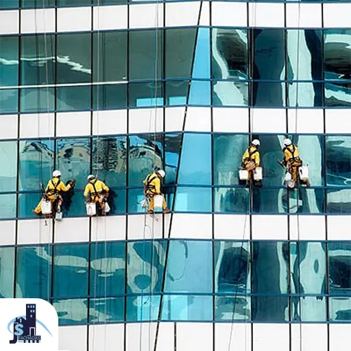 serviço especializado em higienização de vidros em edifícios